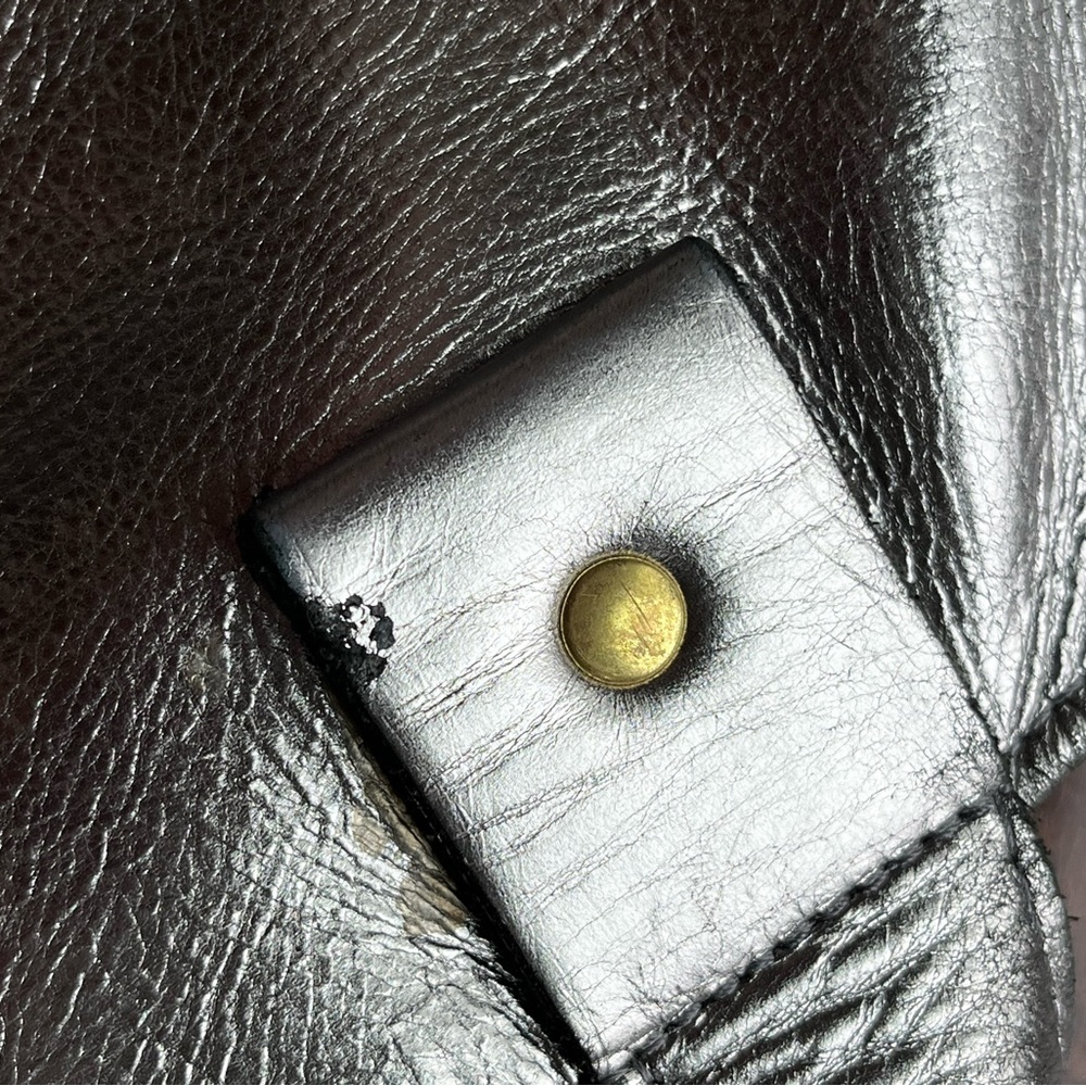 Clare V silver messenger bag - Picture 12 of 15